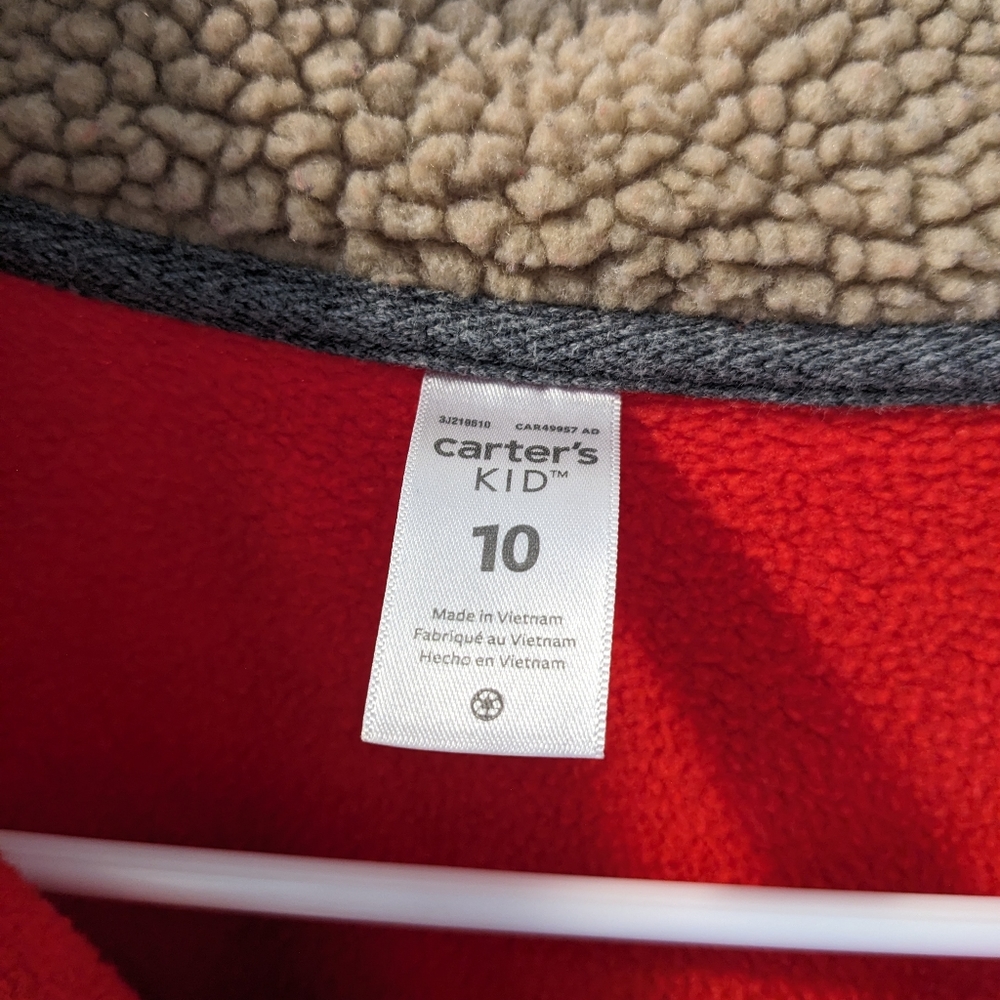 Carter's Kid Red Sweatshirt - Picture 2 of 2